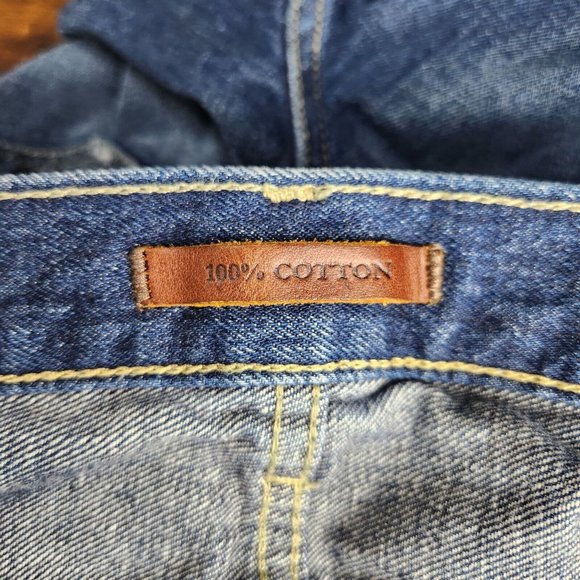 Abercrombie & Fitch Blue Distressed Straight Jeans - Picture 13 of 16